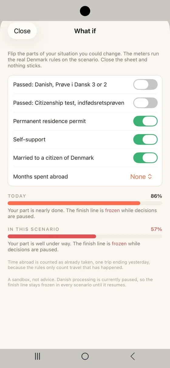 Belong Nordic What if on Android