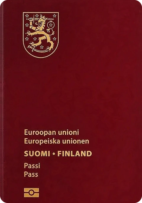 The Finnish passport cover